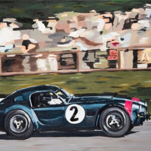 1963 Shelby Cobra motorsports art print – limited edition classic racing wall art