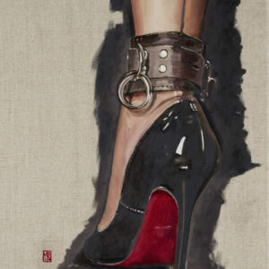 In These Shoes? Sexy BDSM art by artist Martin Allen