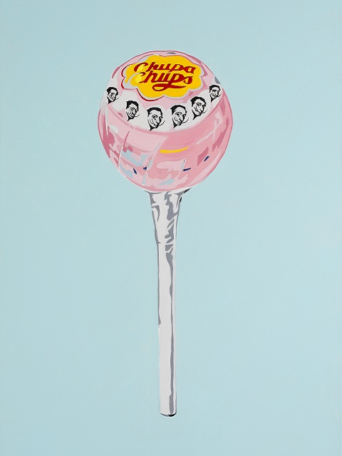 Salvador Dali and Chupa Chups inspired artwork by artist Martin Allen