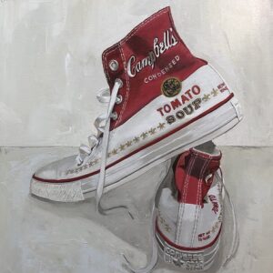 Campbells Converse Sneakers by artist Martin Allen