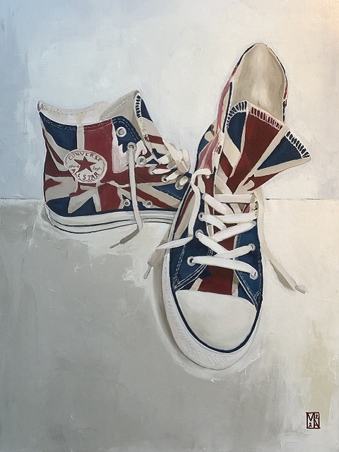 Union Jack Converse Sneakers by artist Martin Allen