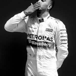 Lewis Hamilton on podium