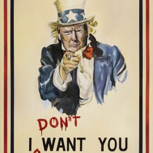 Donald Trump Uncle Sam Poster by artist Martin Allen