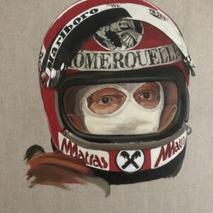 Niki Lauda Portrait by artist Martin Allen