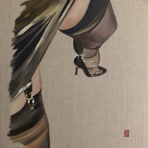 The feet beneath my world - Sexy Louboutin Art by artist Martin Allen