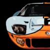 Ford GT40 Gulf racing contemporary motorsport art print limited edition automotive fine art Martin Allen