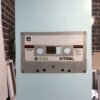 Cassette tape art titles Mix Tape number 1 in studio by artist Martin Allen