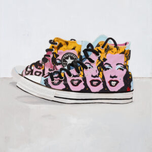 Chuck Taylor Andy Warhol Marilyn limited edition Converse Trainers.