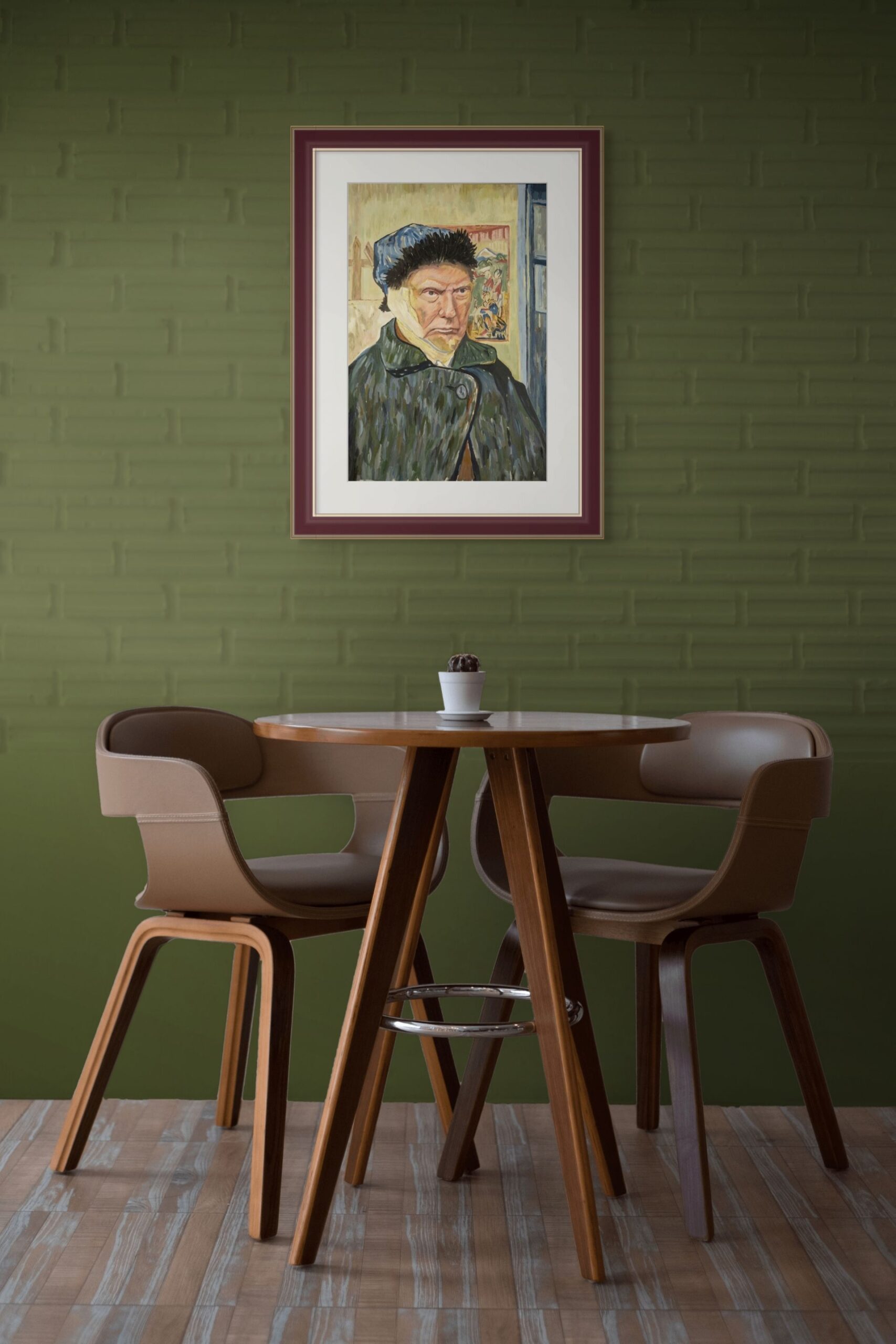 Van Gogh Meets Trump Art Print – Limited Edition Political Satire Pop Art by Martin Allen 2 Van Gogh Meets Trump Art Print – Limited Edition Political Satire Pop Art by Martin Allen - Image 2