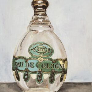Artwork of vintage 4711 Eau de Cologne bottle by Martin Allen