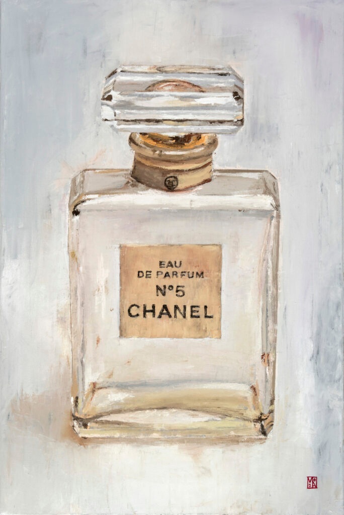 chanel-no-5-contemporary-fine-art-print-martin-allen Chanel No 5 art print contemporary fine art luxury pop art by Martin Allen